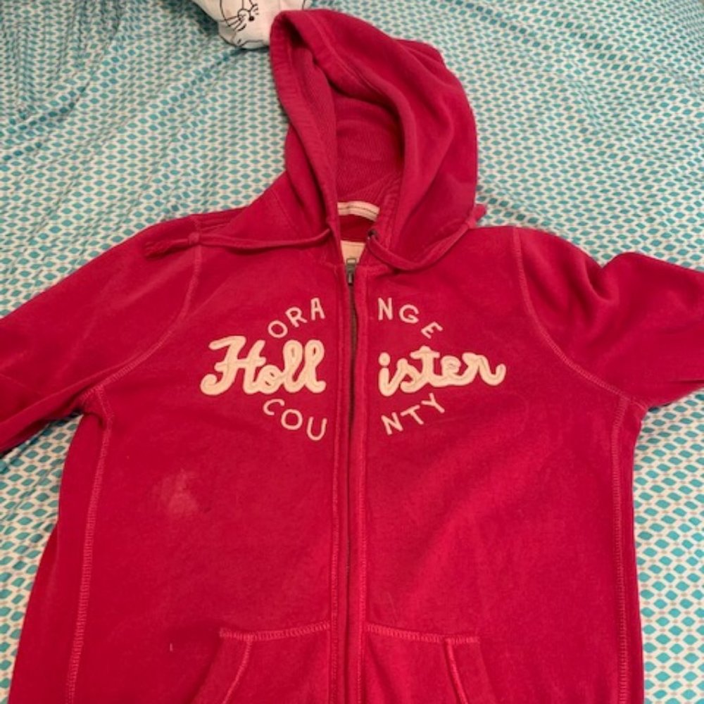 Hollister Pink Orange County Jacket